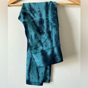 Lululemon Invigorate High Rise Legging Forest Shibori Graphite Grey Desert Teal